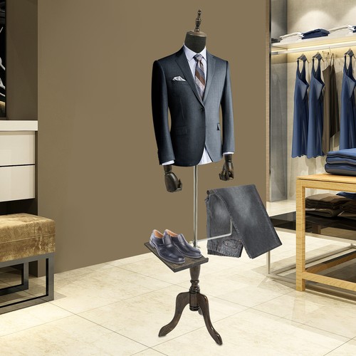 Manichino uomo vestito mezzo - vestito,